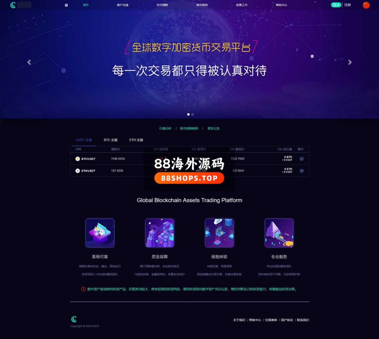 新版币币 C2C IEO数字资产交易平台 自动撮合 合约交易所 送交YI机器人
