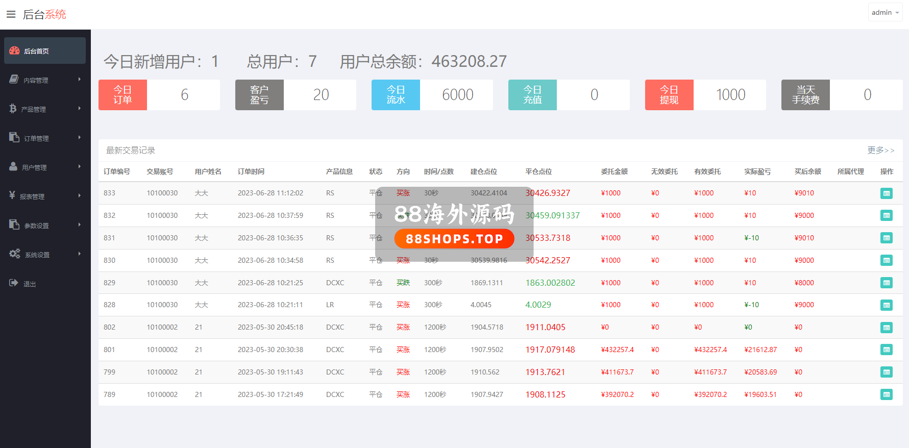 新版ui药材微盘系统/微交易源码/时间盘系统591-9