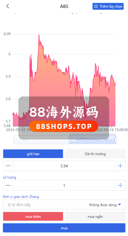 越南股票系统/海外股票基金投资系统/股票投资购买源码567-5