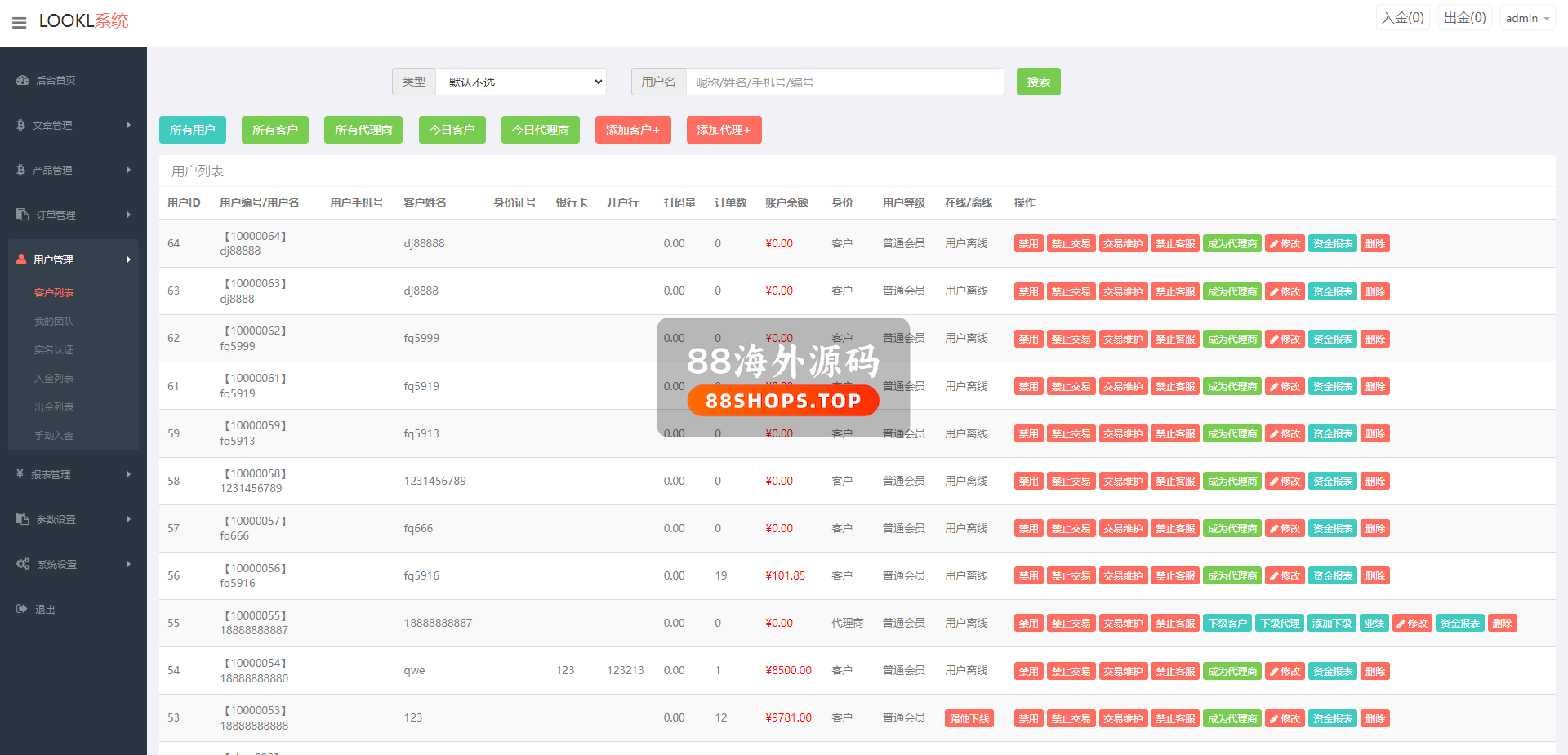 二开版微交易源码/房间限制微盘系统/期货微交易系统569-14