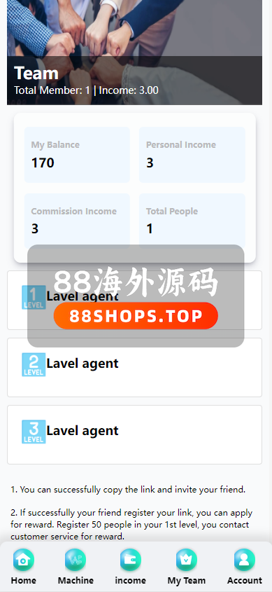海外矿机投资系统/算力矿机投资源码/投资理财系统614-7