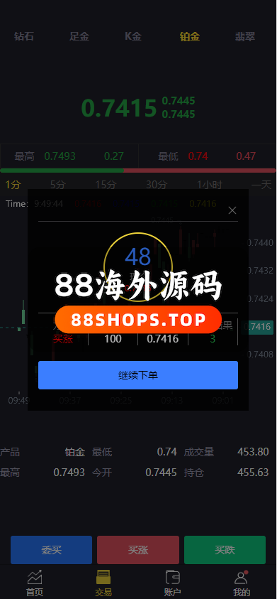 二开版微交易系统/贵金属微盘交易平台/前端uinapp611-6