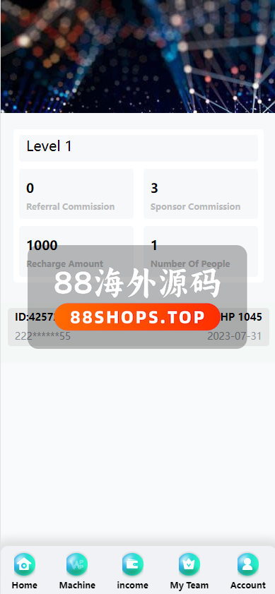 海外矿机投资系统/算力矿机投资源码/投资理财系统614-8