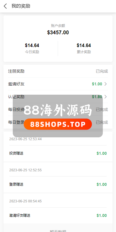 新版多语言海外投资理财系统/影视外汇虚拟币理财投资系统589-14