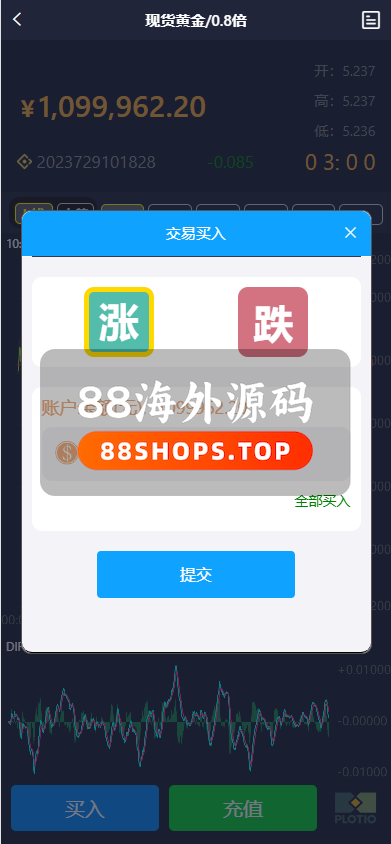 全新定制微盘系统/贵金属期货微交易系统/房间玩法613-6