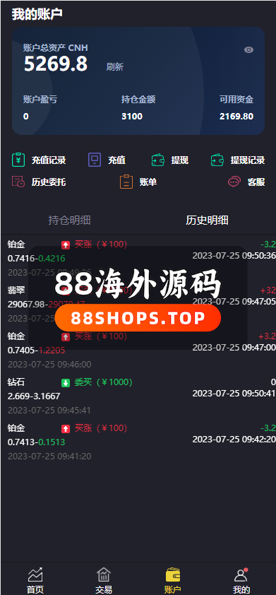 二开版微交易系统/贵金属微盘交易平台/前端uinapp611-8