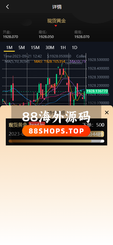 运营版微盘系统/期货黄金白银交易/微交易源码/代理后台649-6