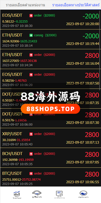 泰语微盘系统/虚拟币微交易系统/伪交易所系统637-7