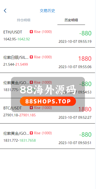uniapp版微盘系统/虚拟币微交易系统/伪交易所系统657-10