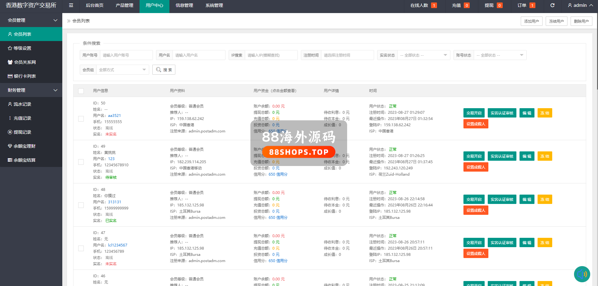 二开版uinapp微盘系统/微交易所系统/微盘源码658-17