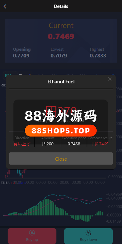 海外多语言微盘系统/日本微交易系统/时间盘系统674-7