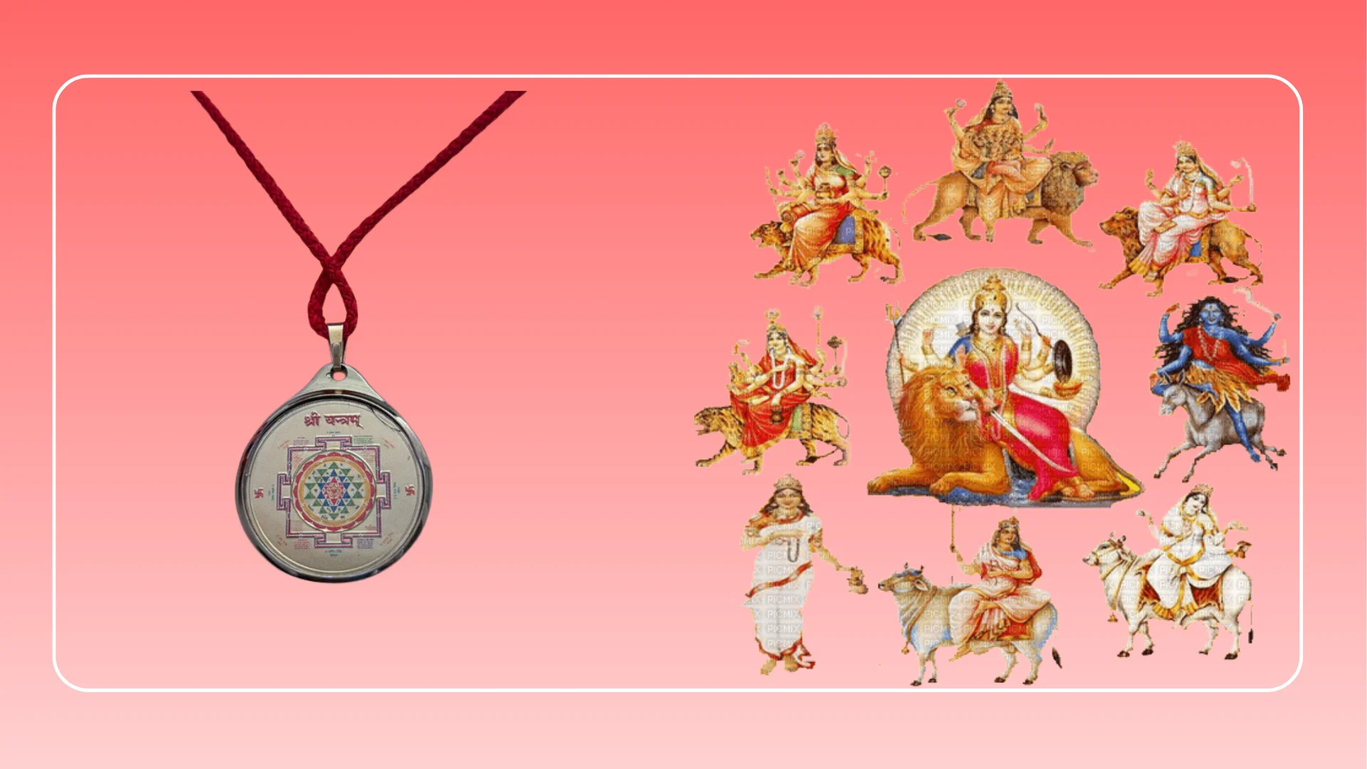 Energized Sri yantra pendent with Mata Mahalaxmi