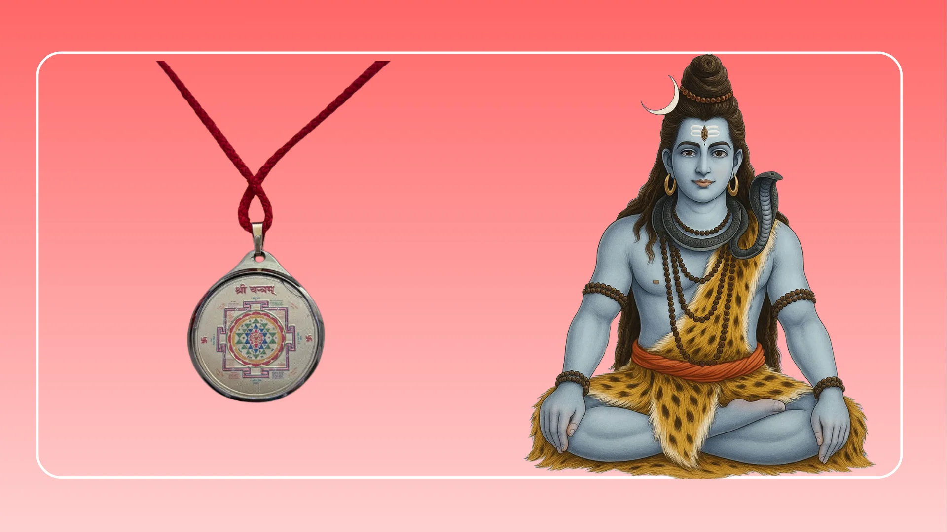 Energized Sri yantra pendent with Mata Mahalaxmi