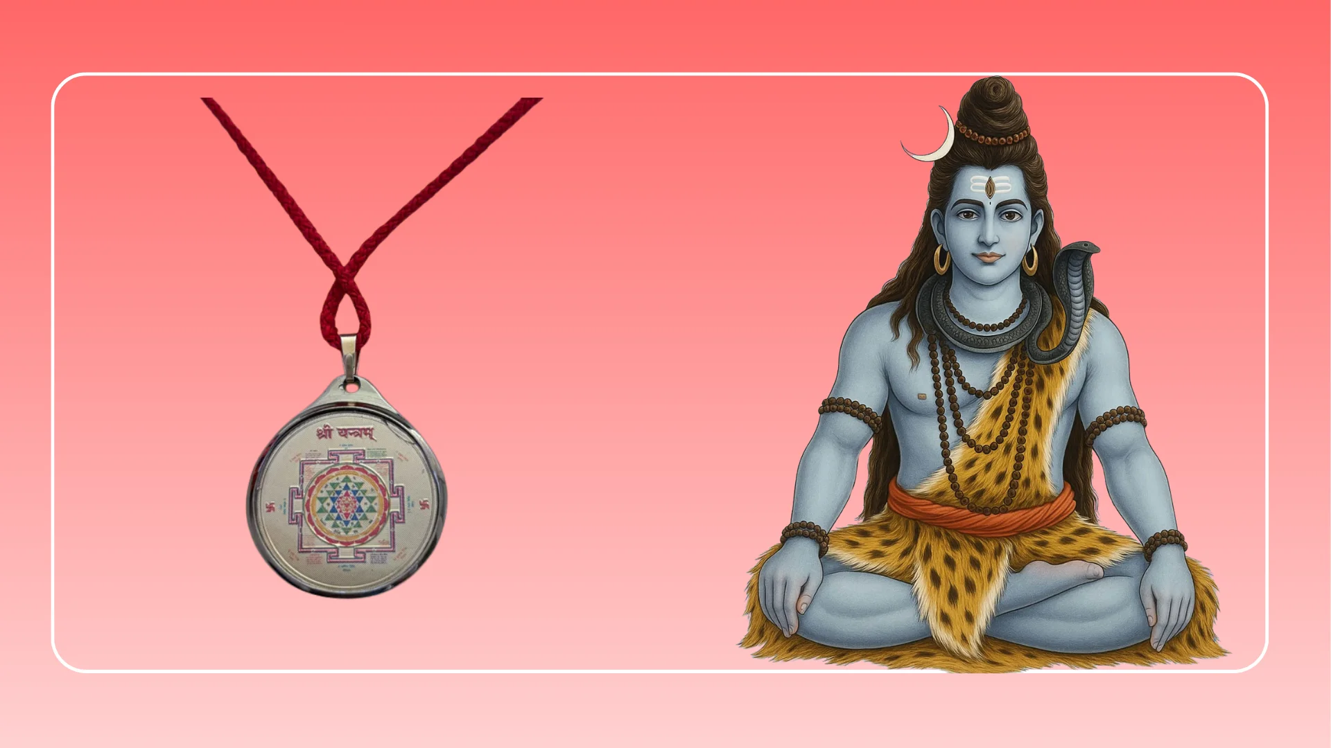 Energized Sri yantra pendent with Mata Mahalaxmi