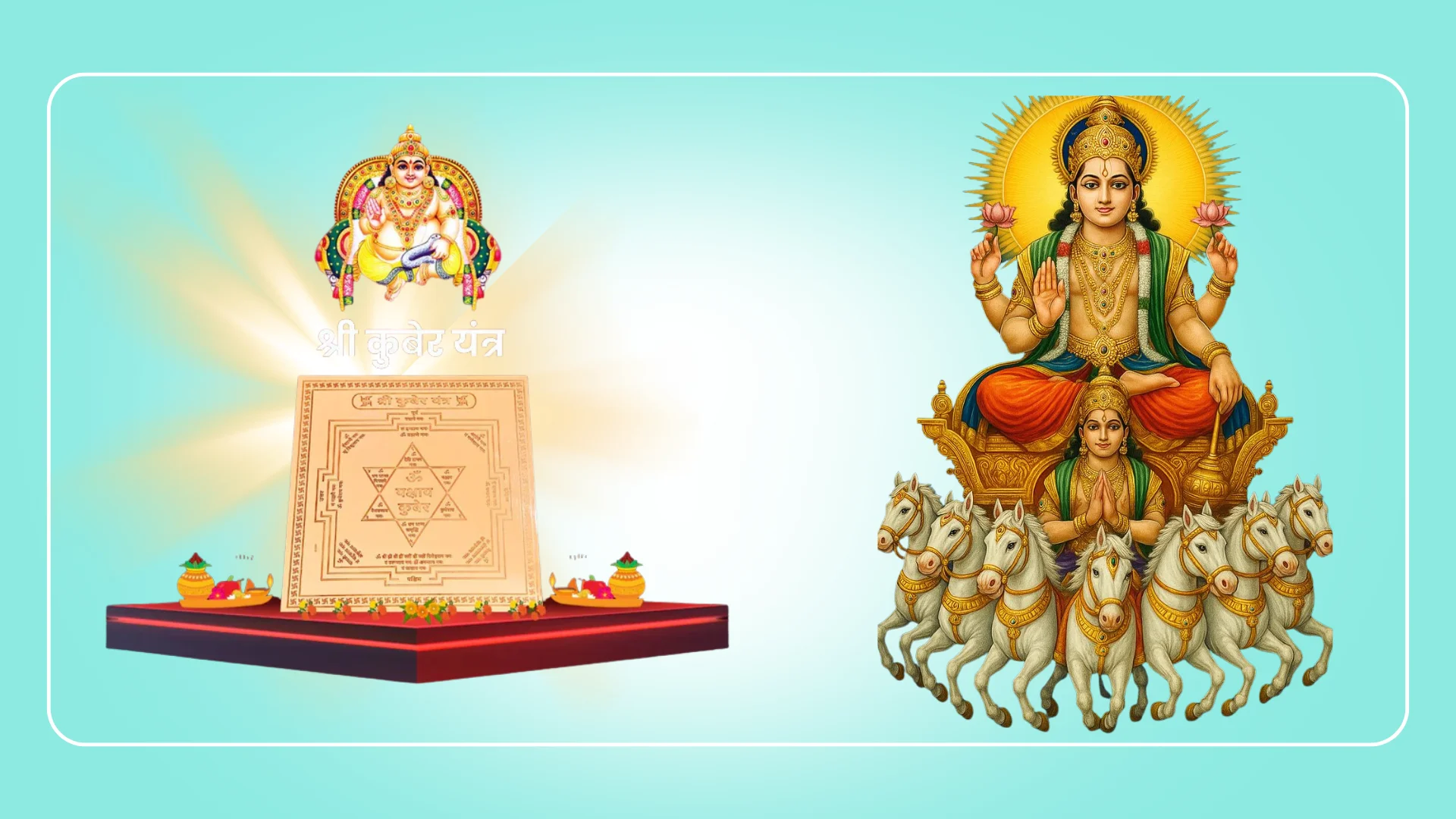 Energized Kuber Yantra (Copper 4x4 inch)