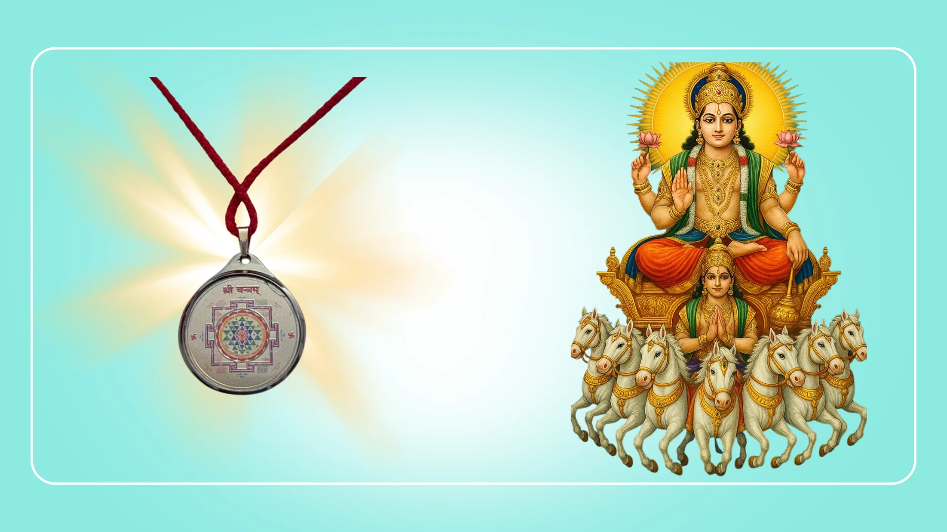 Energized Sri yantra pendent with Mata Mahalaxmi
