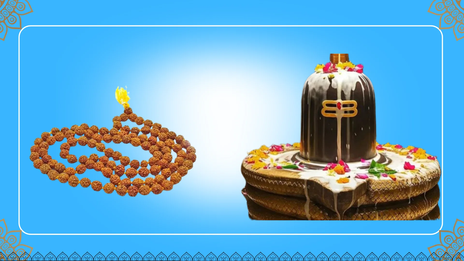 Abhimantrit Panchamukhi Rudraksh Mala