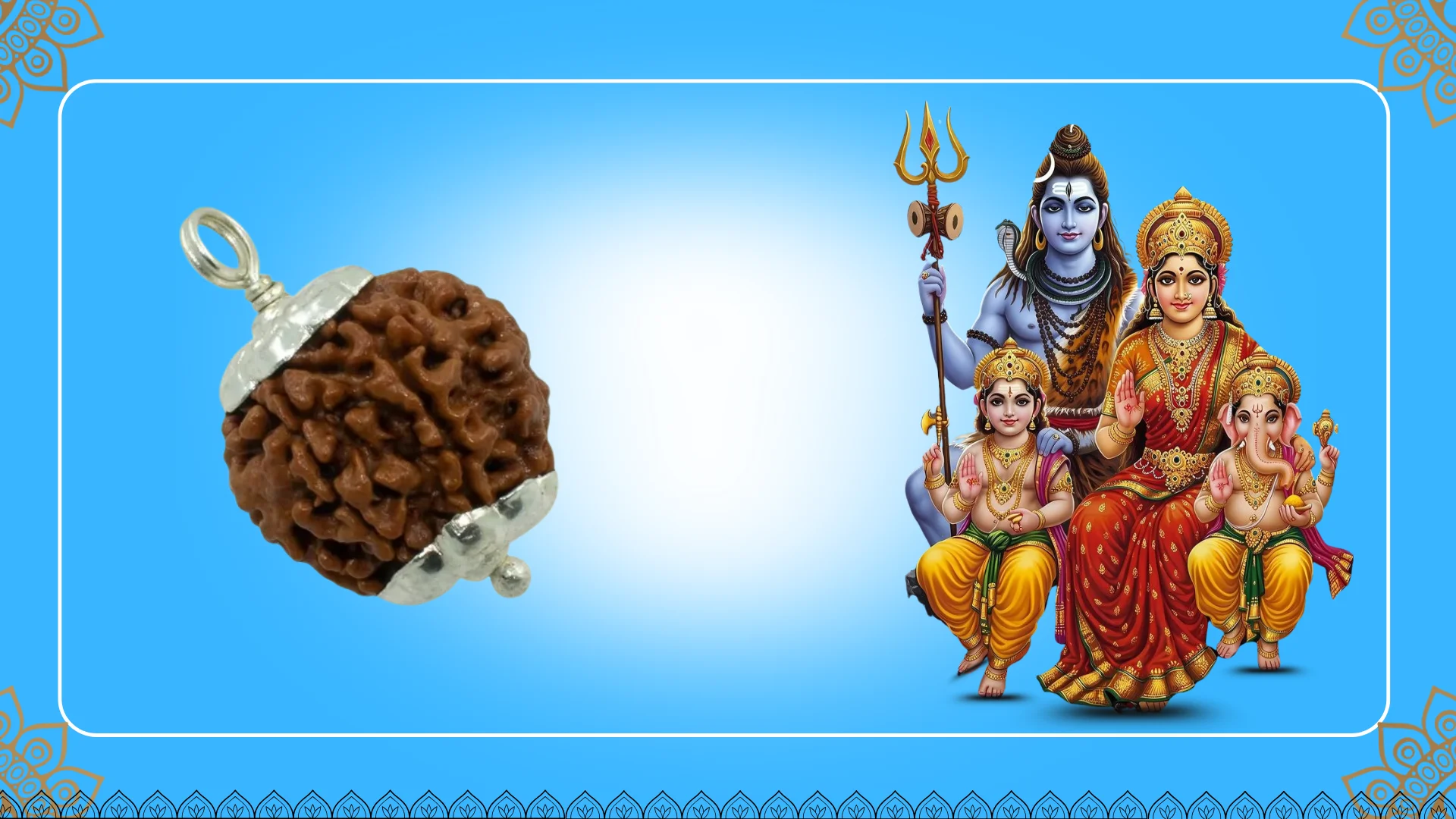 Abhimantrit 7 Mukhi Rudraksh with Silver Cap