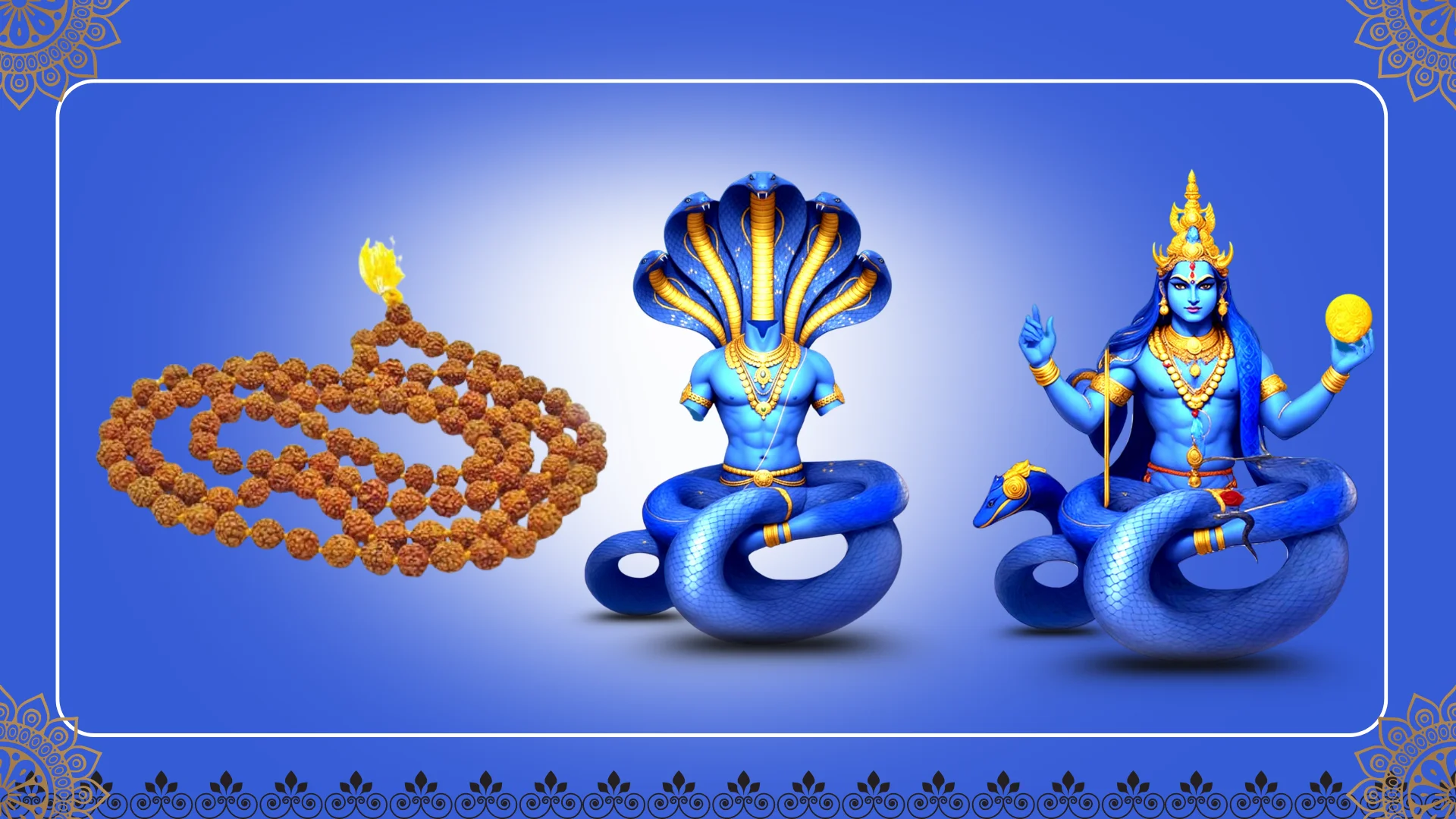 Abhimantrit Panchamukhi Rudraksh Mala