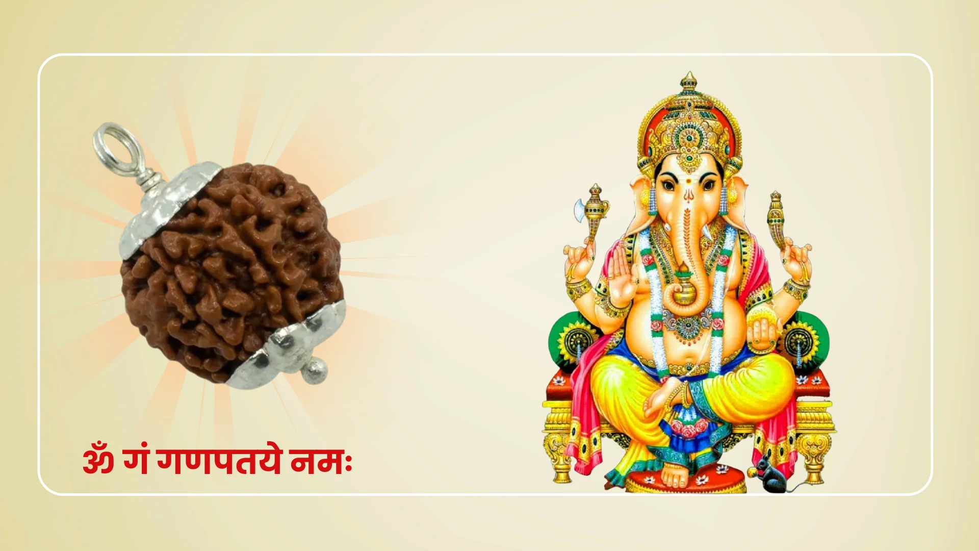 Abhimantrit 7 Mukhi Rudraksh with Silver Cap