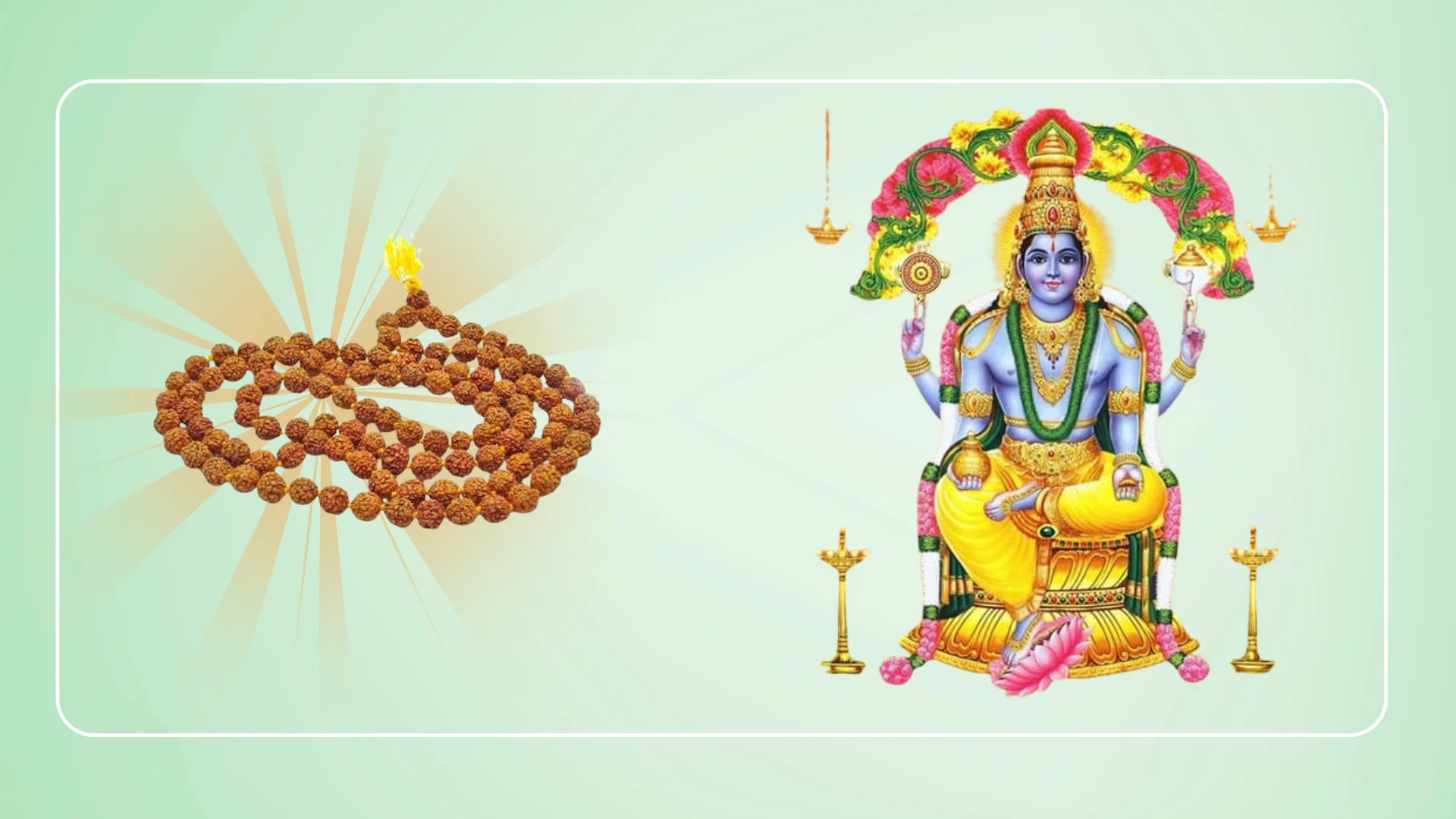 Abhimantrit Panchamukhi Rudraksh Mala