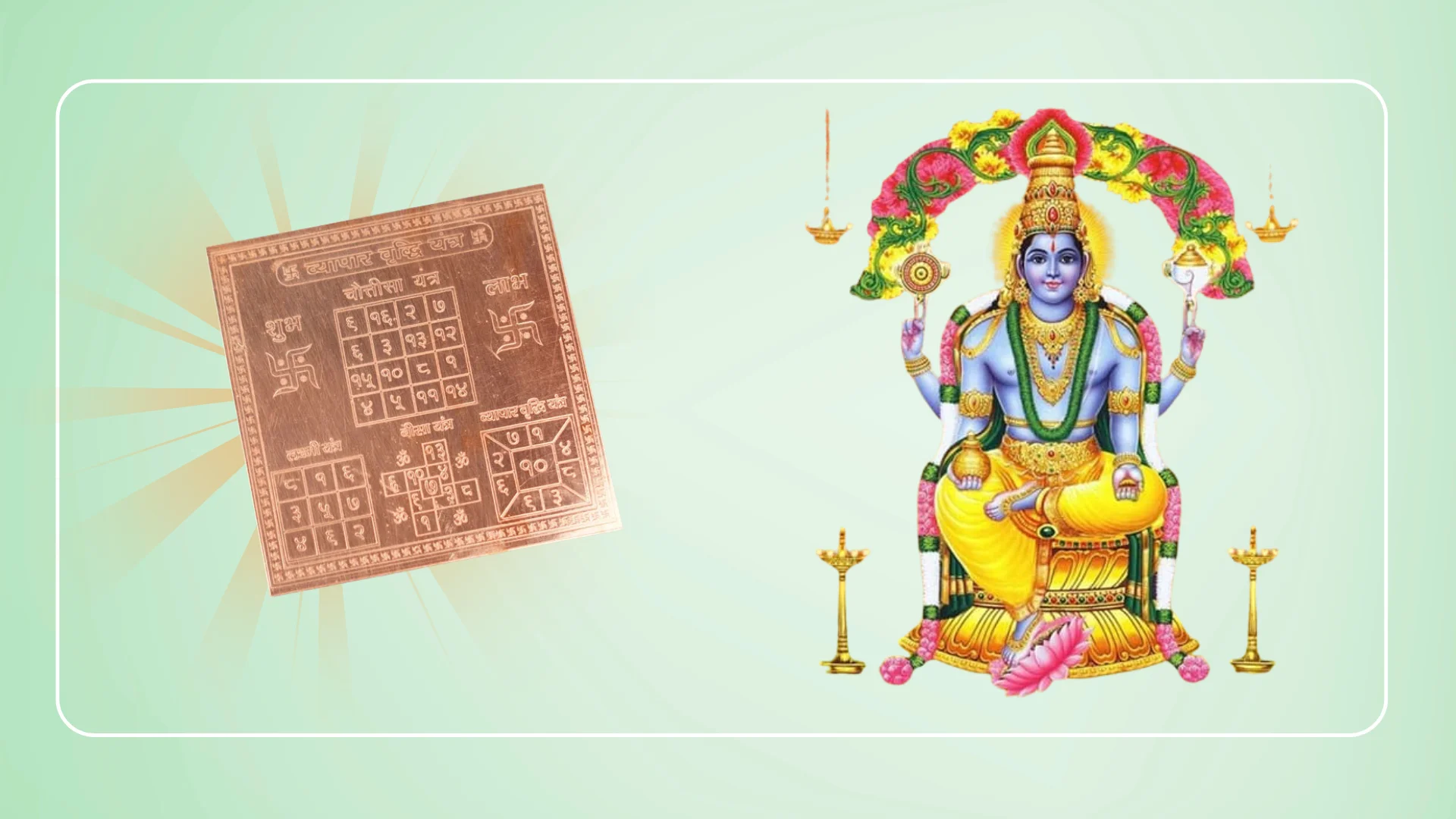 Copper Shri Vyapar Vriddhi Yantra (4x4 Inch) – Energized Business Growth