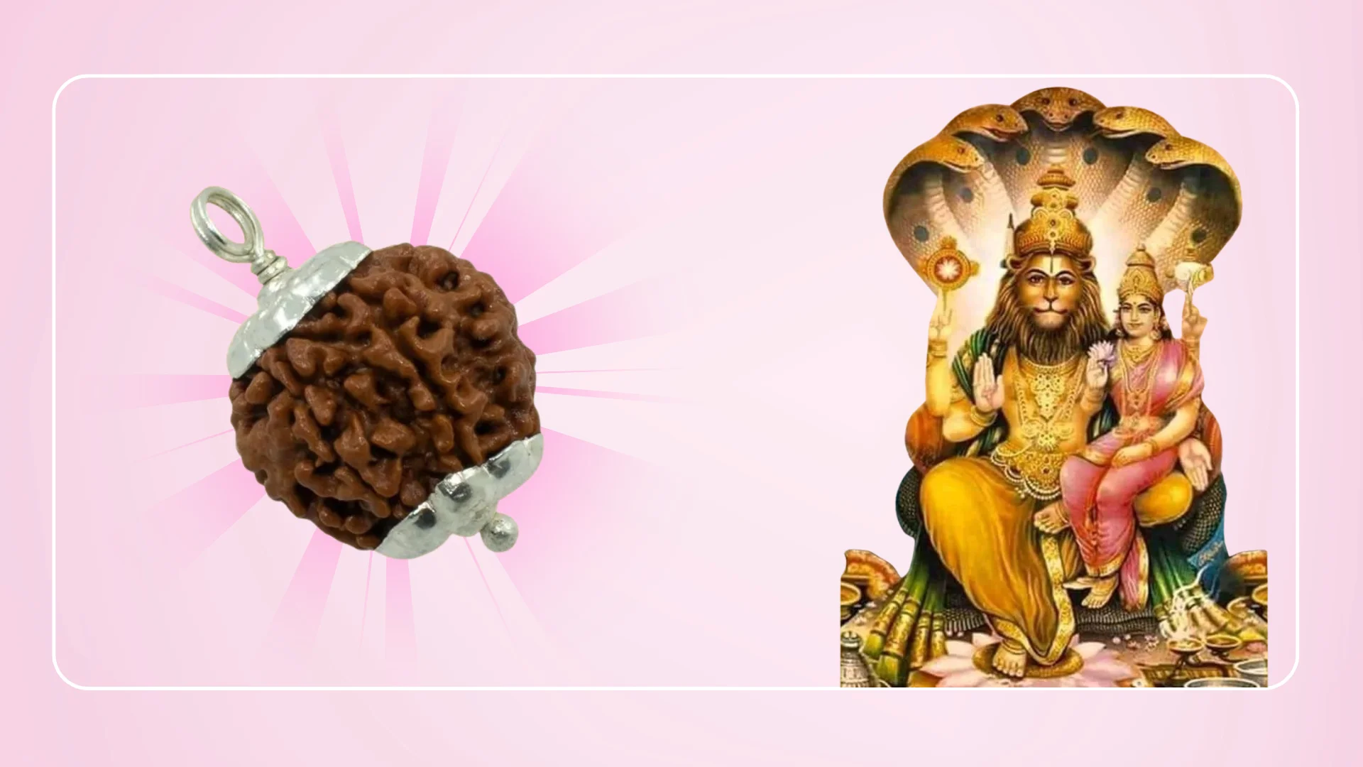 Abhimantrit 7 Mukhi Rudraksh with Silver Cap