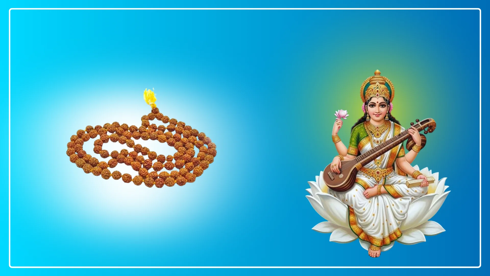 Abhimantrit Panchamukhi Rudraksh Mala