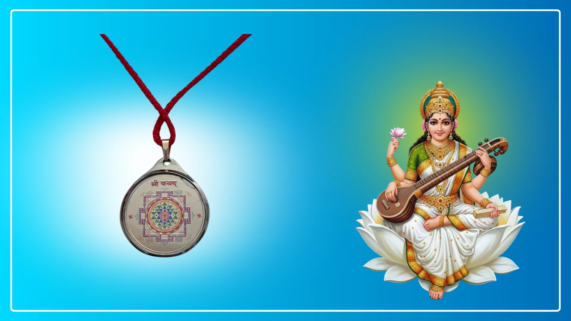 Energized Sri yantra pendent with Mata Mahalaxmi