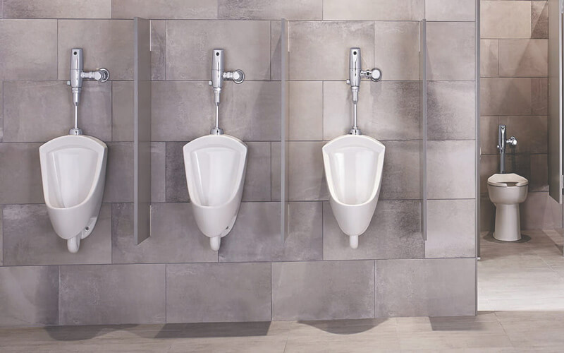 khắc phục bồn tiểu nam inax cảm ứng không xả nước