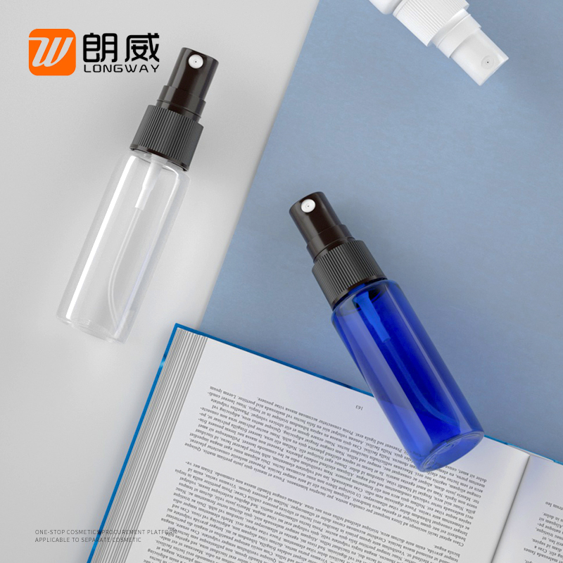 20 мл плоская PET распылительная бутылка Пластиковая бутылка для розовой воды и гидролата с мелкодисперсным распылителем