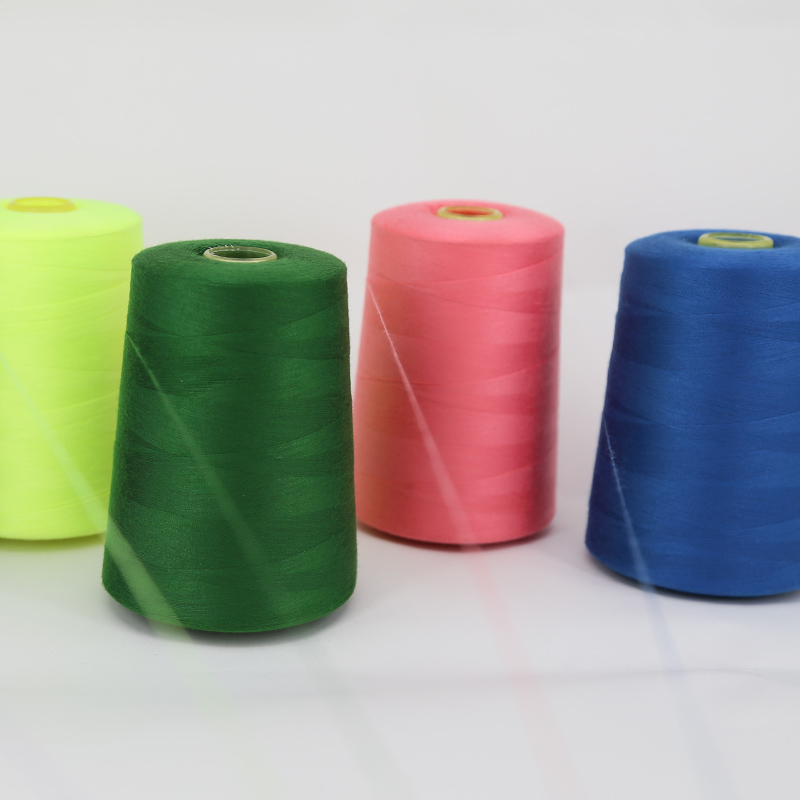 Оригинальная нить для шитья Liuqing высокой скорости 402 для квилтинга экологически чистая 8000 ярдов полиэстер для одежды