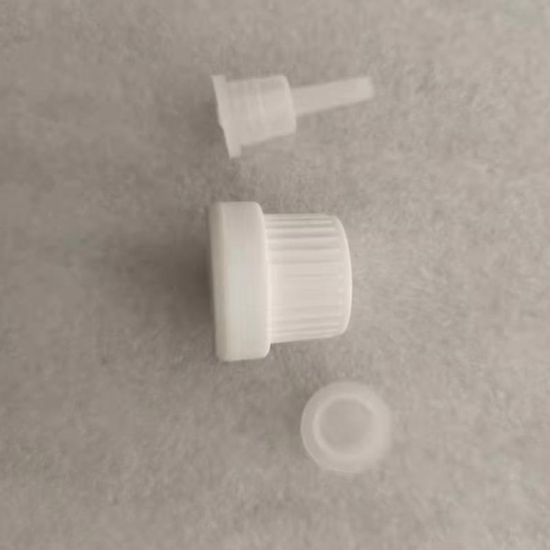 In-stock Anti-theft Caps for Essential Oil Bottles with Dropper or Insert, Black or White Large Head Caps