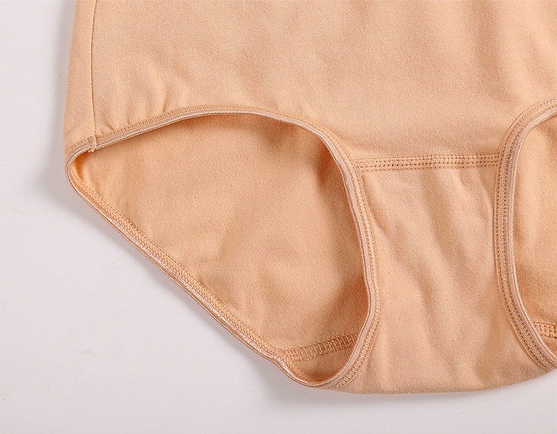 Набор из 3-4 штук женского белья Die Anfen из хлопка с эластичным поясом средней высоты, больших размеров, боксерские шорты