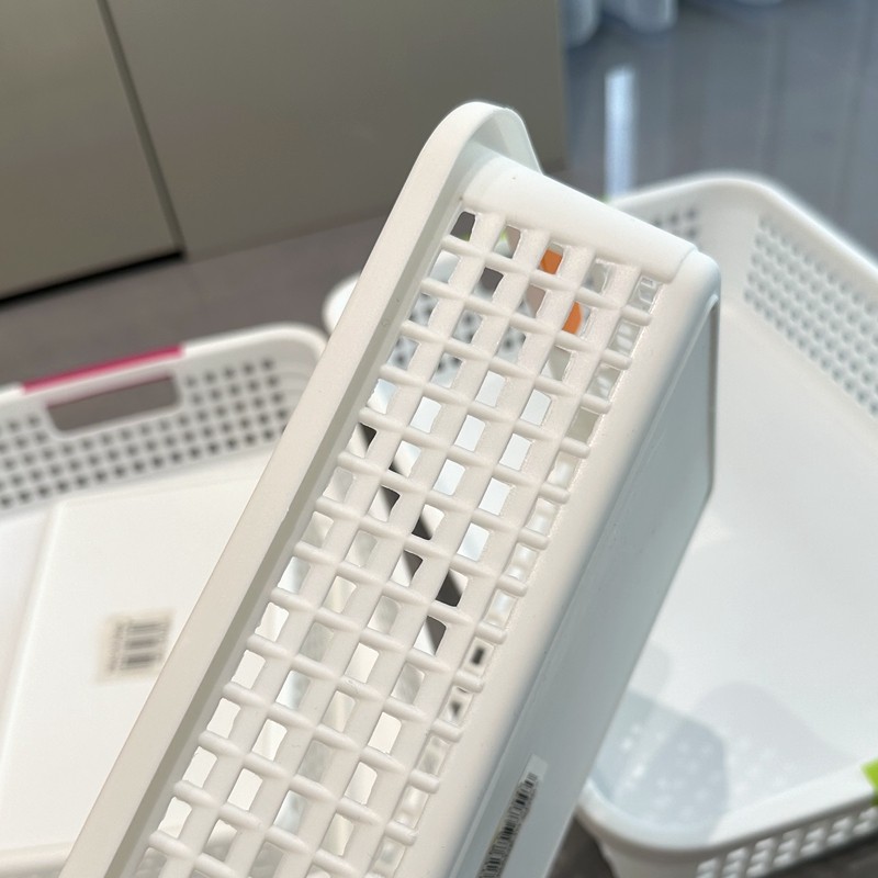 Большая прямоугольная пластиковая корзина для хранения Усиленный лоток для хранения Настольный офисный держатель для файлов A4 и книг A5