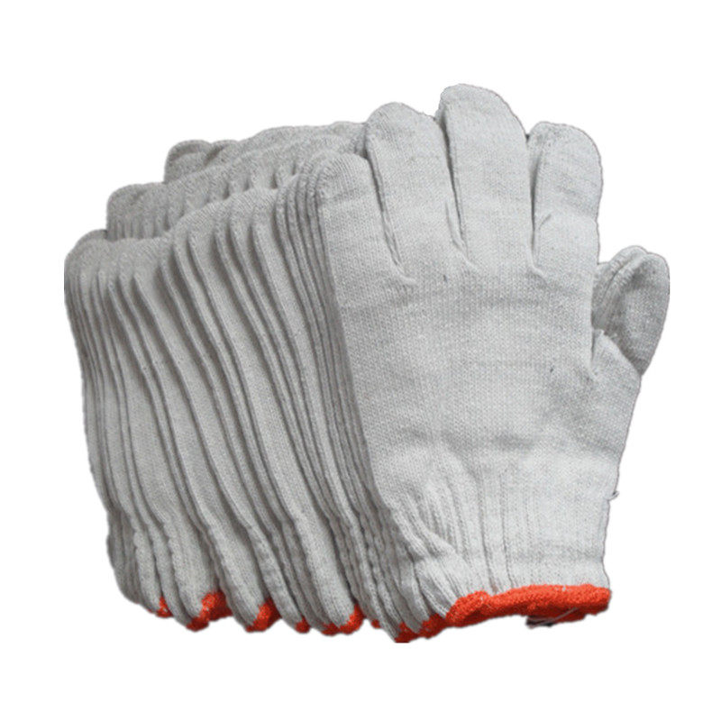 Рабочие перчатки из ниток, утолщённые износостойкие хлопковые перчатки для защиты труда, для автомехаников и грузчиков