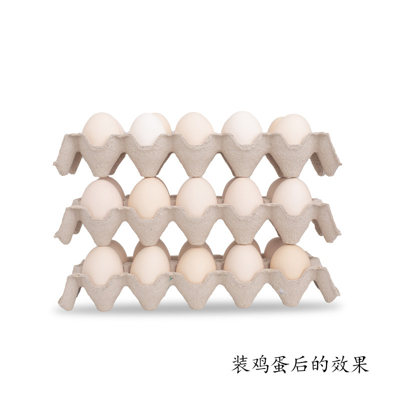Лоток для 15 яиц в подарочной упаковке из бумажной массы для деревенских яиц, амортизирующий транспортировочный лоток