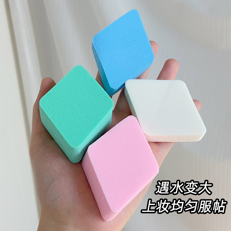 Disposable Sponge Puff Professional Makeup Artist Foundation Primer Dual-use Wet and Dry Non-absorbent Powder Stage Makeup Puff