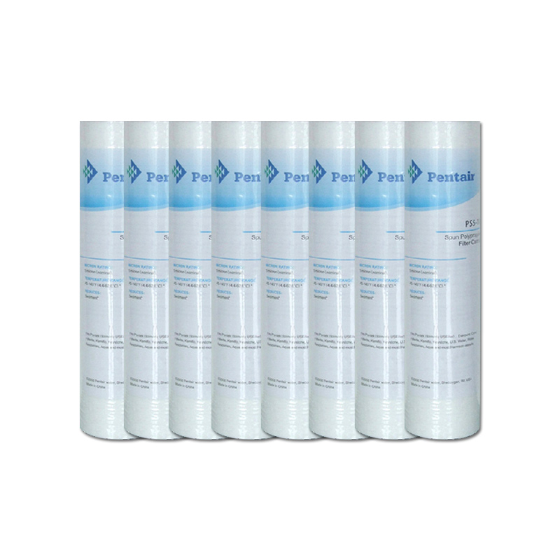 Фильтр из хлопка PP для очистителя воды Pentair Everpure 10-дюймовый предварительный фильтр 5UM/1UM складной бумажный элемент 0.45UM