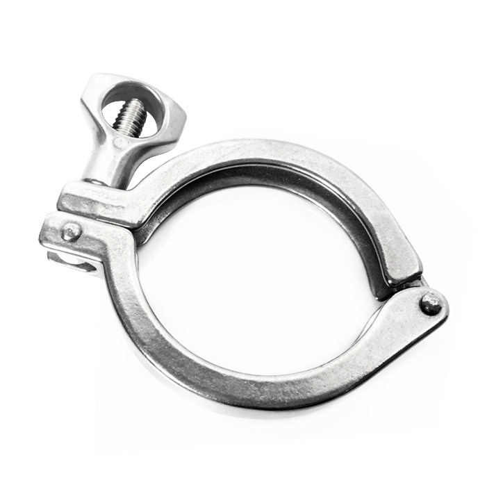 304 санитарный быстроразъемный хомут из нержавеющей стали, быстрый соединительный зажим, прецизионная литая застежка, зажим для труб 50.5