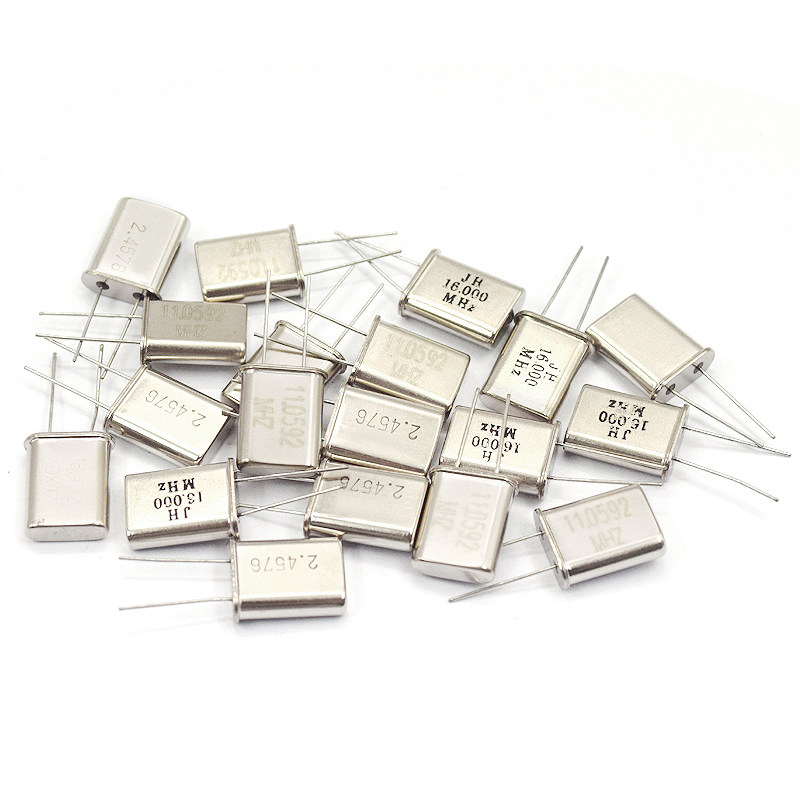 HC-49U Crystal Oscillator 1.8432M 2.4576/2/6/10/16M/11.0592MHz Passive 2-Pin Crystal