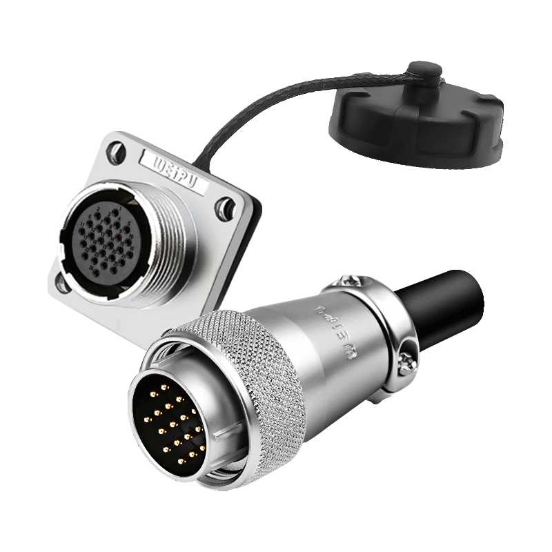 Weipu WS28 Aviation Plug Male and Female Socket Connector with 3, 7, 10, 16, 17, 20, 26 Pins