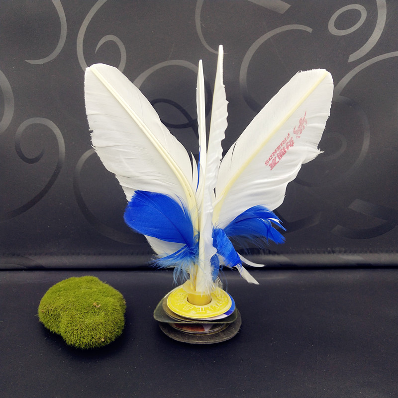 Спортивный волан бренда Haopeng для соревнований, с материалами снежной совы и огненного пера, прочный и устойчивый к ударам, перья курицы, фитнес волан