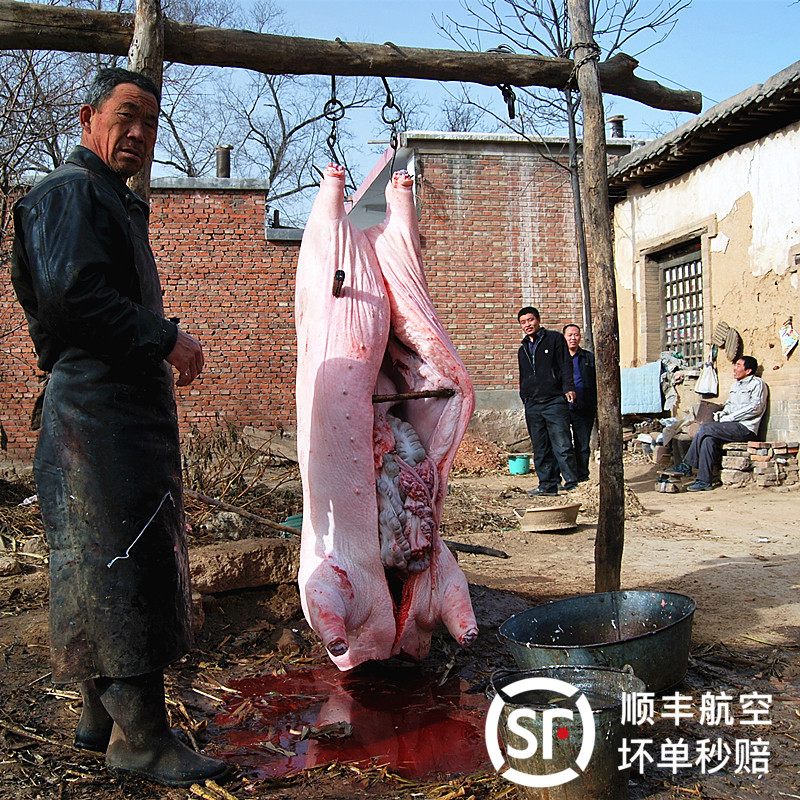 Домашняя свинина: свежие свиные отбивные, кишечник, свиные ноги, ребра, свиные копыта, свиная брюшина