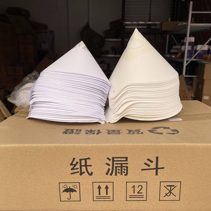 Одноразовый бумажный воронка с фильтром для краски, для смешивания и распыления краски, 100, 120, 200 ячеек