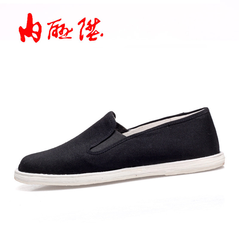 Мужские тканевые туфли Neiliansheng старого бренда Пекин, машинная прошивка, подошва из тысячи слоев, клееные, модель 3193C