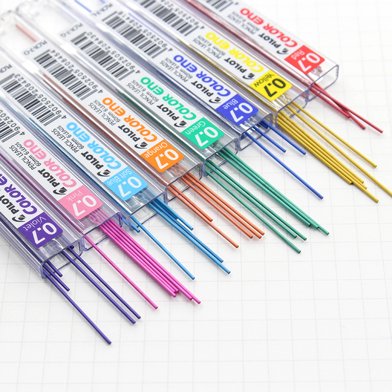 Japan Pentel Colorful Automatic Pencil 0.7mm Erasable Lead for Coloring, Drawing, and Journaling