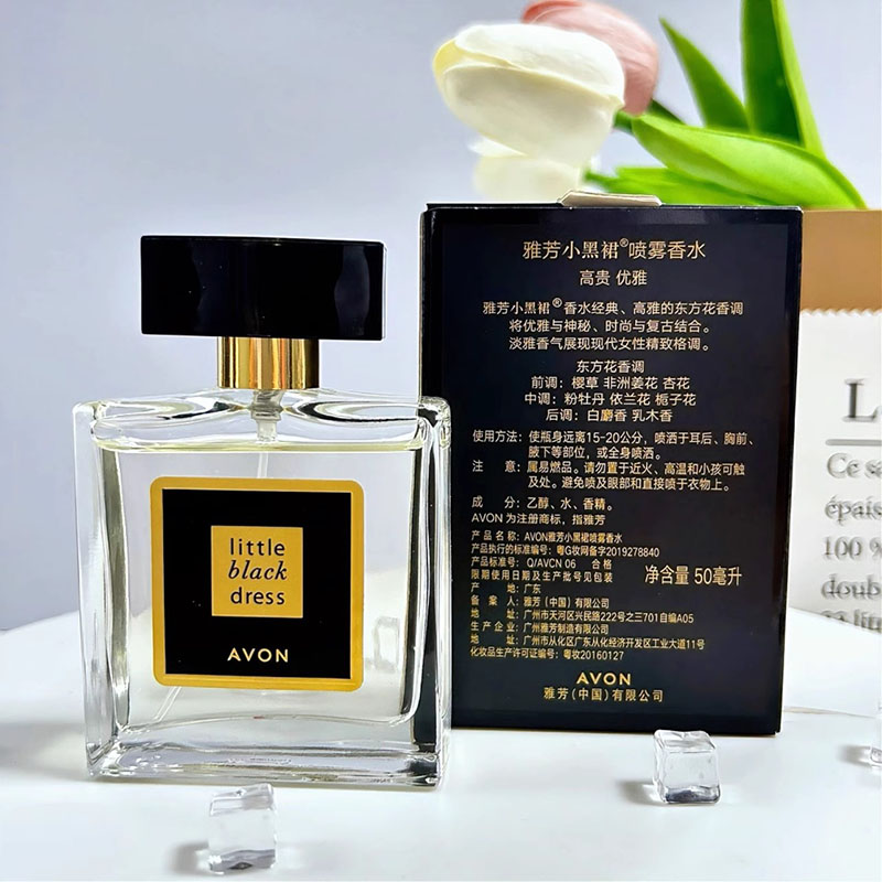 Духи Avon Little Black Dress 50 мл, классический цветочный спрей, легкий цветочный аромат для женщин