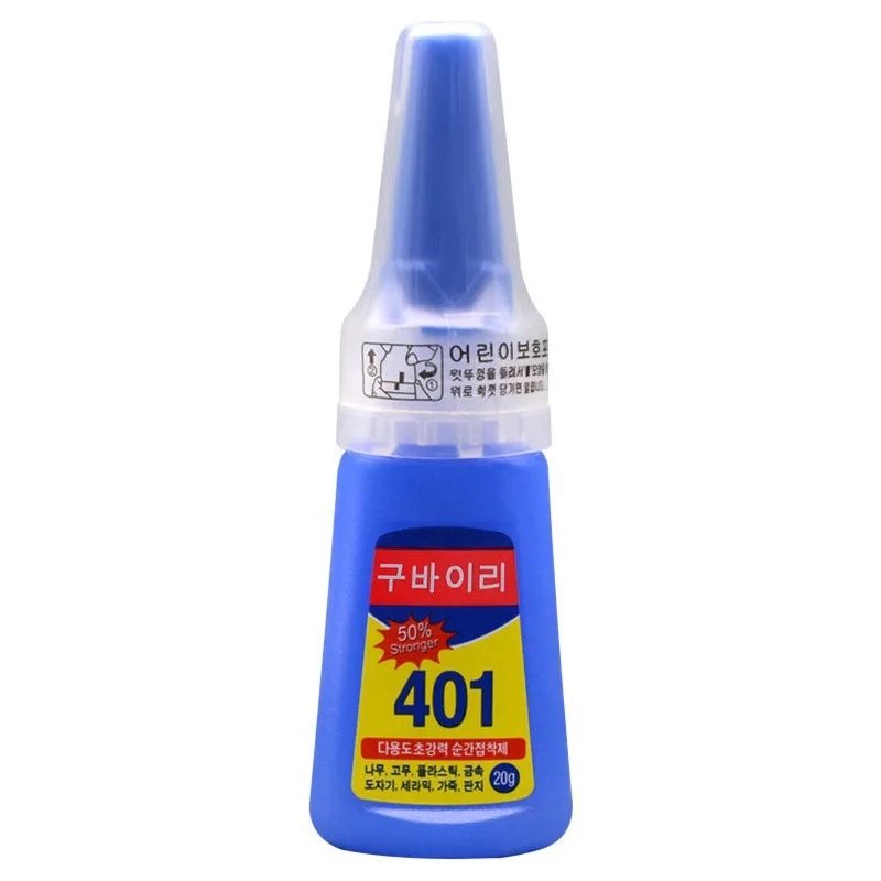 Корейский 401 клей для ремонта обуви, прочный многофункциональный клей для ABS, металла, пластика и дерева