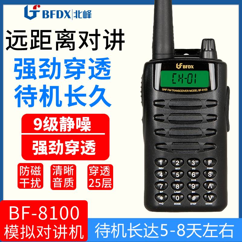 Цифровая миниатюрная ручная FM радиостанция Beifeng BF-8100 для путешествий и караоке